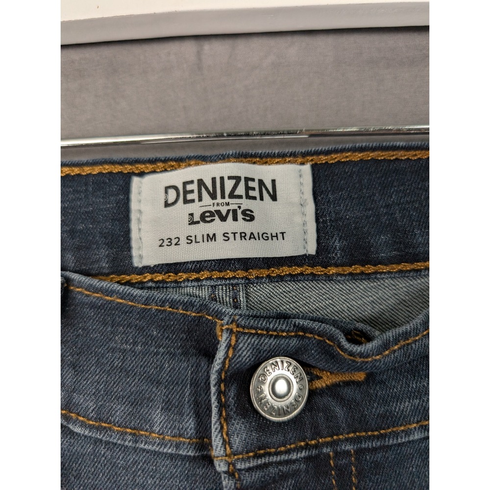 Denizen from Levis 232 Slim Straight Jeans Blue Mens 32x32 - Picture 3 of 8